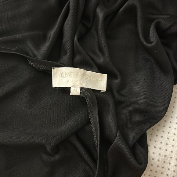 Helene Zubeldia backless chain strap viscose gown size M - Picture 4 of 4